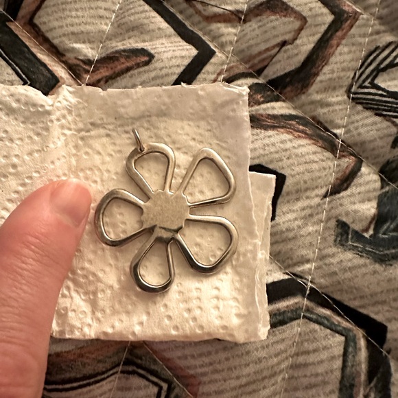 Rare Large Tiffany & Co 925 Perretti Flower Necklace charm - Picture 6 of 9